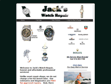 Tablet Screenshot of jackswatchrepair.com